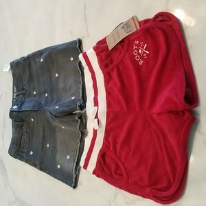 Girls Shorts Lot Size 14 NEW NEW